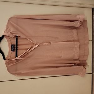 Astr nude/peach blouse
